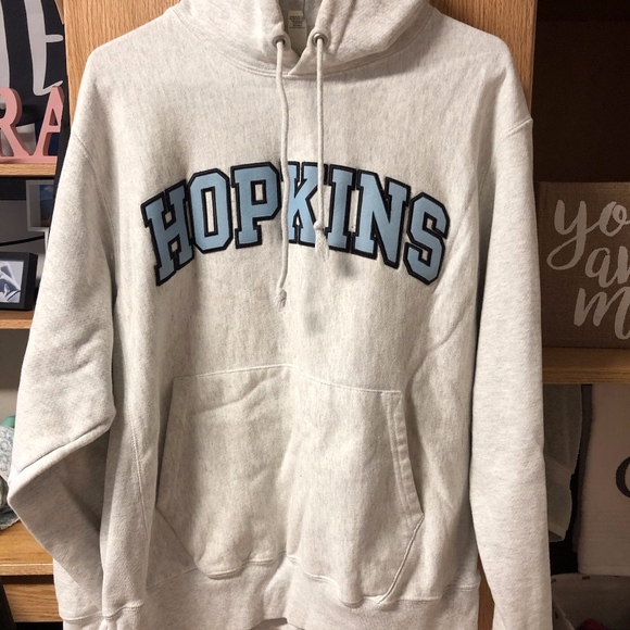 Champion Sweaters - Light Grey John Hopkins Hoodie